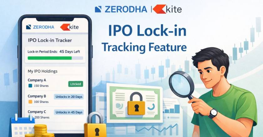 Zerodha Kite IPO Lock-in Tracking Feature