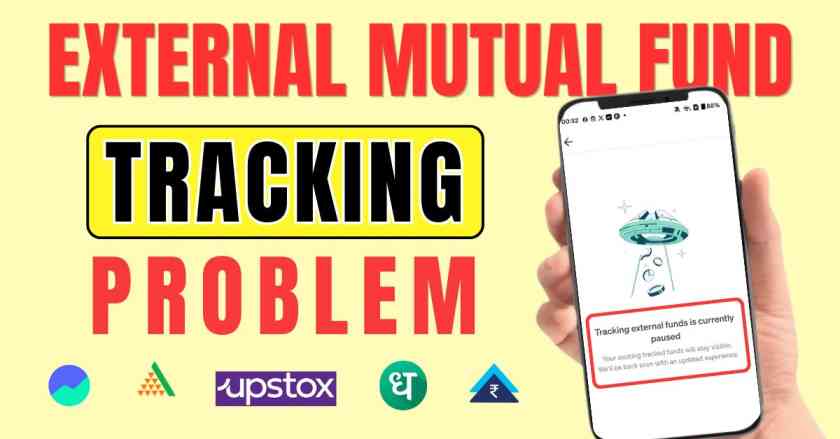 Groww App External Mutual Funds Tracking Paused